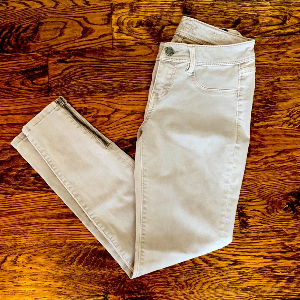 Buckle Black ankle skinny Jean